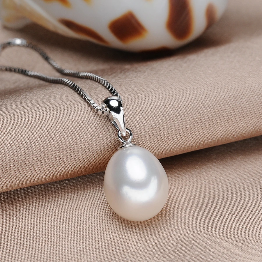 Классические ожерелья с подвеской из натурального жемчуга для женщин подарки 8-9