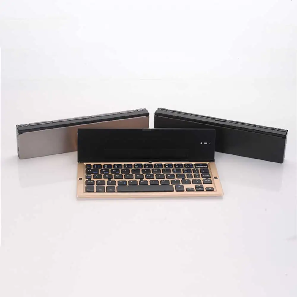 Складываемая Bluetooth клавиатура 3 0 USB кабель QWERTY мини клавиатуры для Apple iPhone iPad MacBook