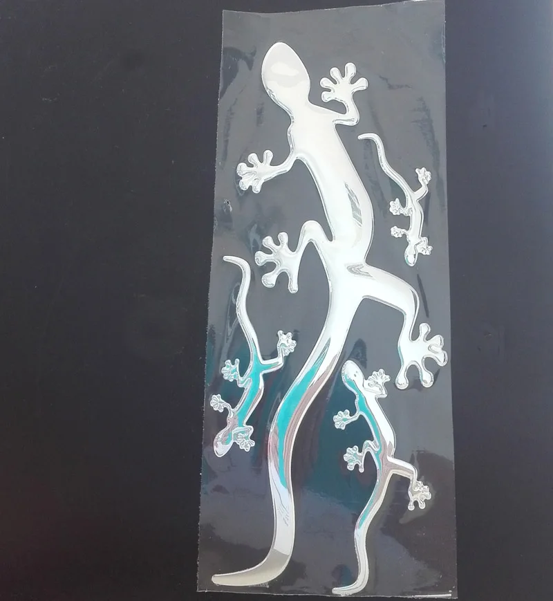 Милая большая забавная 3d-наклейка на автомобиль Gecko Mom and kids декоративная наклейка