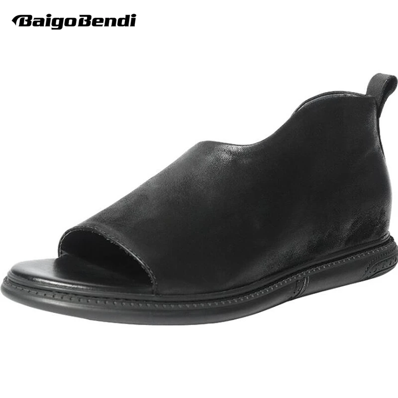 Новинка 2018 года высококачественные летние мужские сандалии в римском стиле