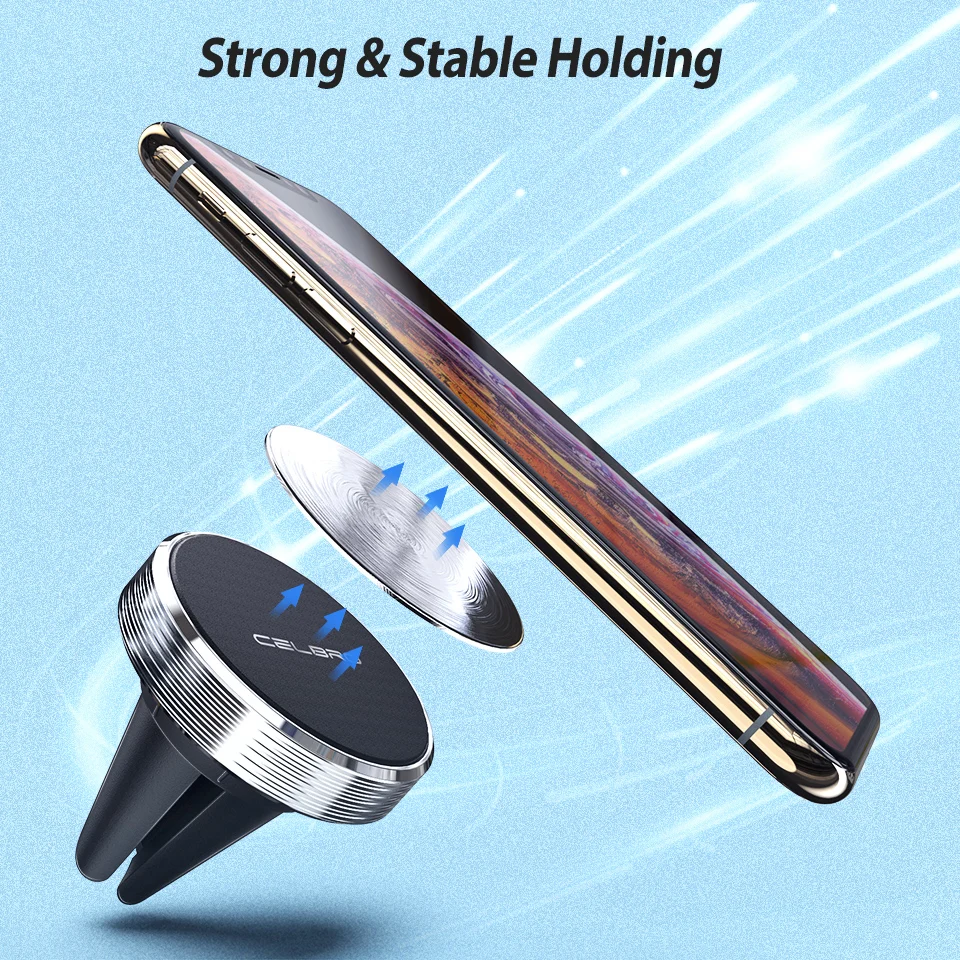 Magnetic Car Phone Holder Stand Magnet for Air Vent Mount Support Smartphone Mobile For Iphone Xi 11 Pro | Мобильные телефоны и