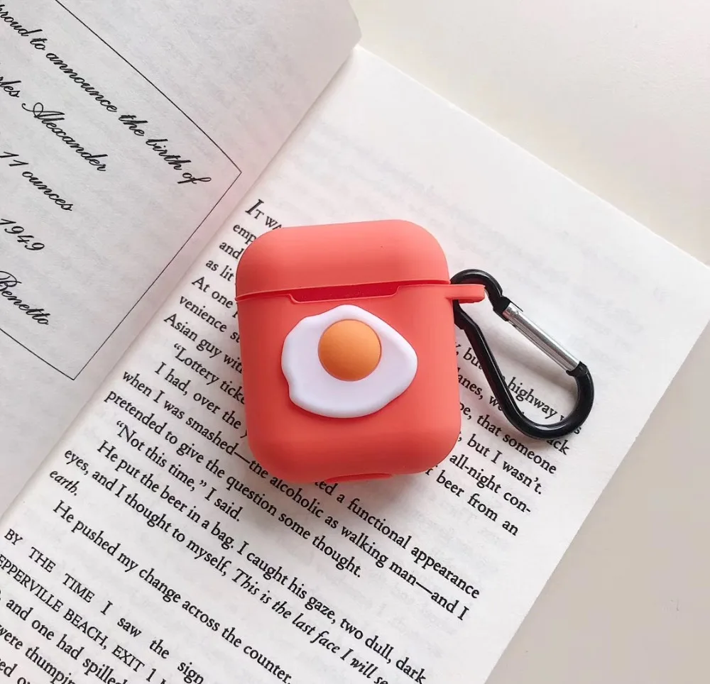 ТПУ мягкий силиконовый Bluetooth беспроводной чехол для наушников AirPods зарядная