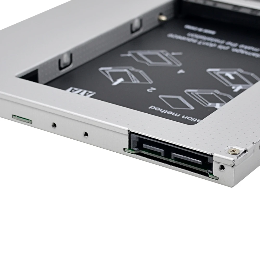 TISHRIC Caddy 9,5 Sata для Dell Latitude Inspiron E6320 E6420 E6520 E6330 E6430 E6530 2nd Hdd SSD адаптер чехол Optibay корпус