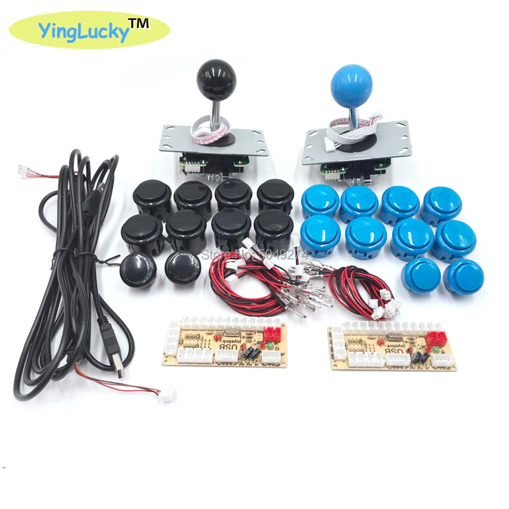 Sanwa Джойстик Комплект Аркады своими руками Нулевая задержка Игровой Набор DIY USB энкодер для ПК PS3 Джойстик sanwa для аркадных игр и кнопочных кнопок для jamma