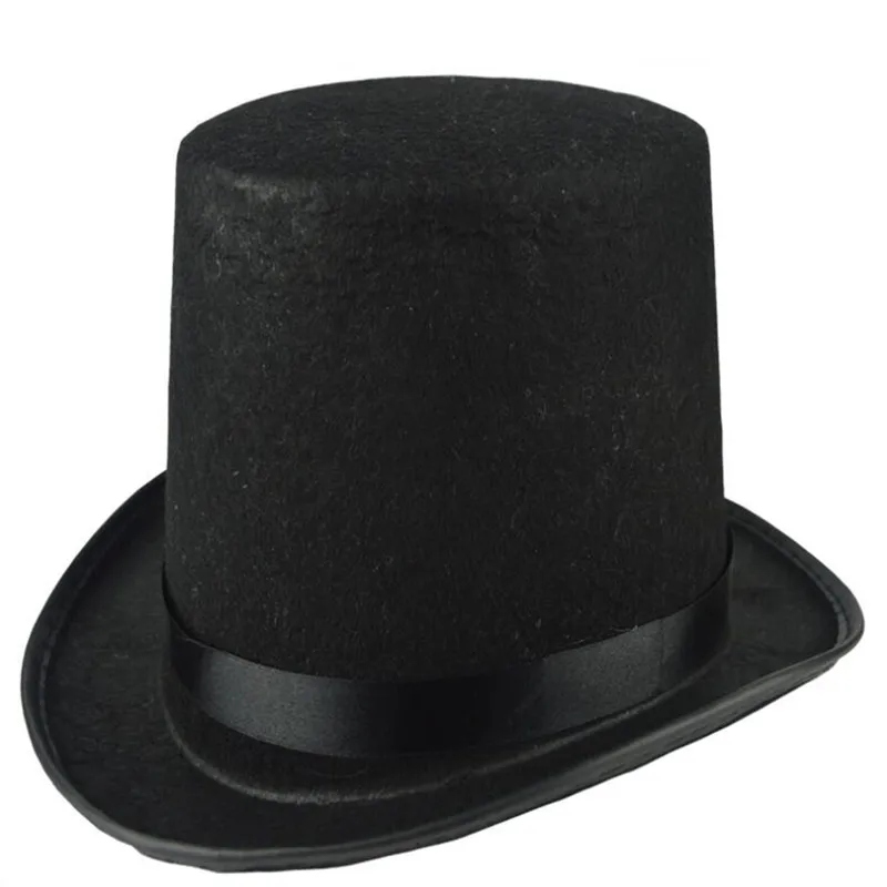 Черные детские шляпы Топ волшебника цирка на день рождения карнавал Хэллоуин