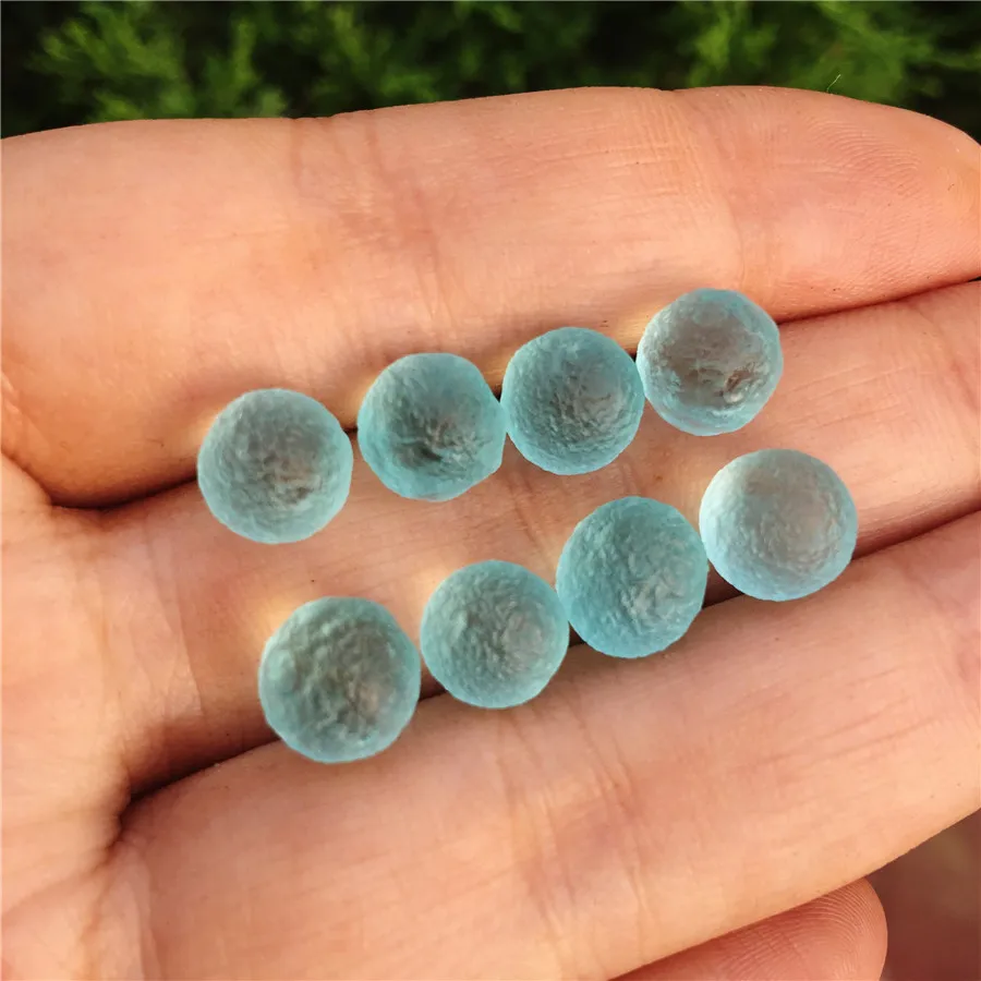 8 шт. ударные стеклянные бусины из молдавита чешского метеорита грубый камень