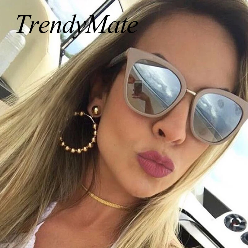 2017 новые классические винтажные кошачий глаз серебряные зеркальные женские