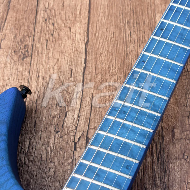 Krait безголовая гитара 6 струн strandberg безголовая электрогитара болотная пепельная гитара Пламя клен Шея Dadario струна