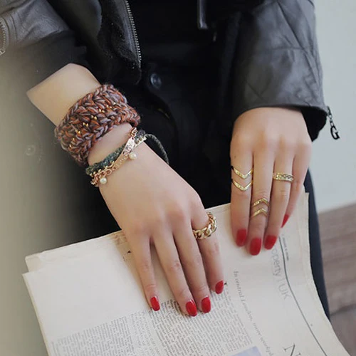 Лидер продаж женская мода трендовые Серебристые/золотистые городские