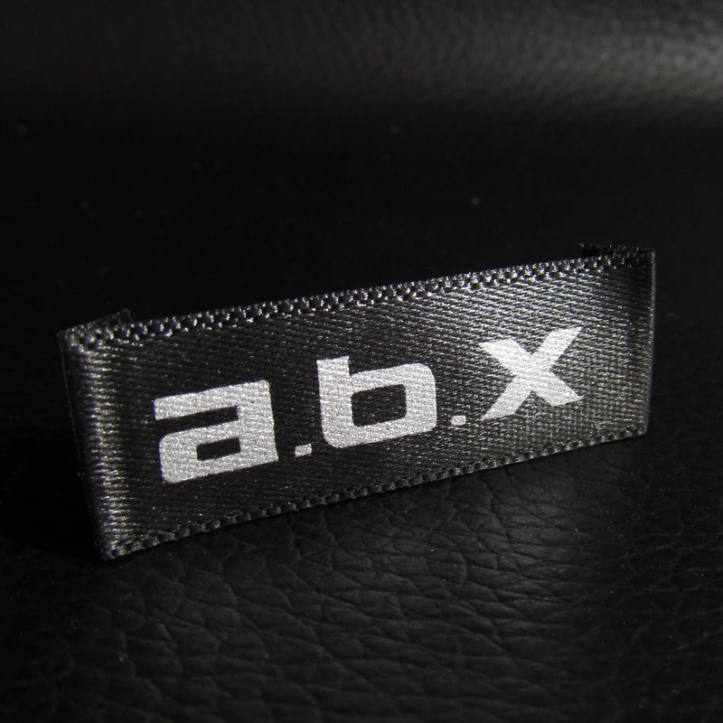 Заказные этикетки для одежды новые тканые бренда lable этикет печатные бирки