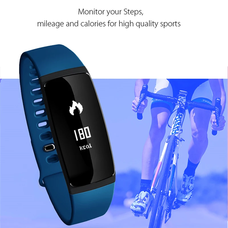Bluetooth Для мужчин умный Браслет Приборы для измерения артериального давления
