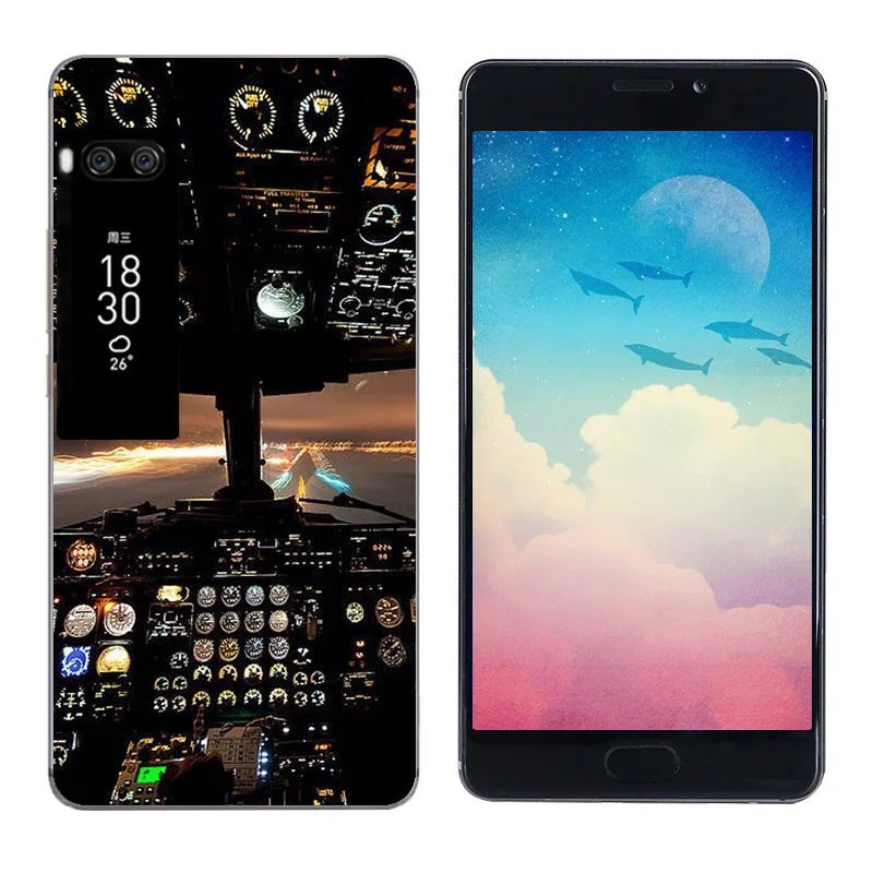 Чехлы для телефонов Meizu Pro 7 Plus чехол с треугольным принтом задняя крышка Fundas