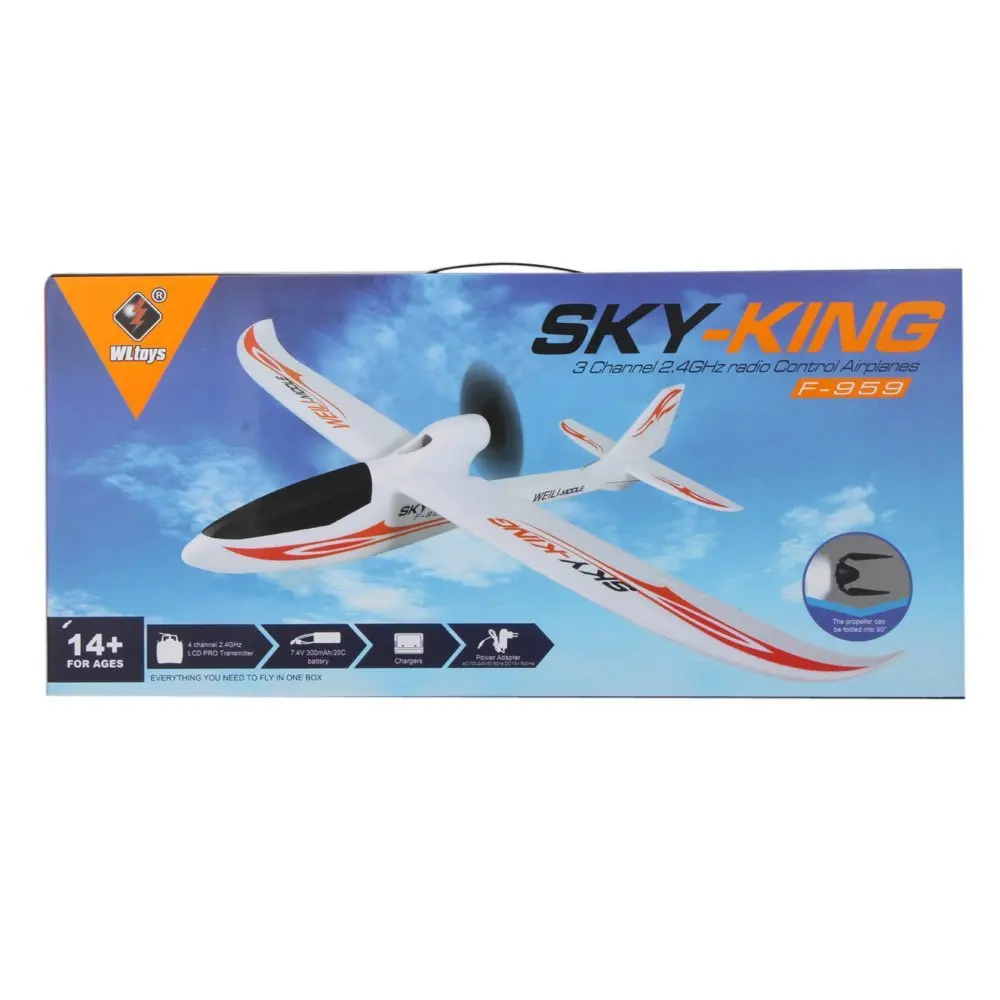 Updated WLtoys F959S 3CH RC Airplane 2.4GHz Radio Control Fixed-wing Aircraft Toy RTF | Игрушки и хобби