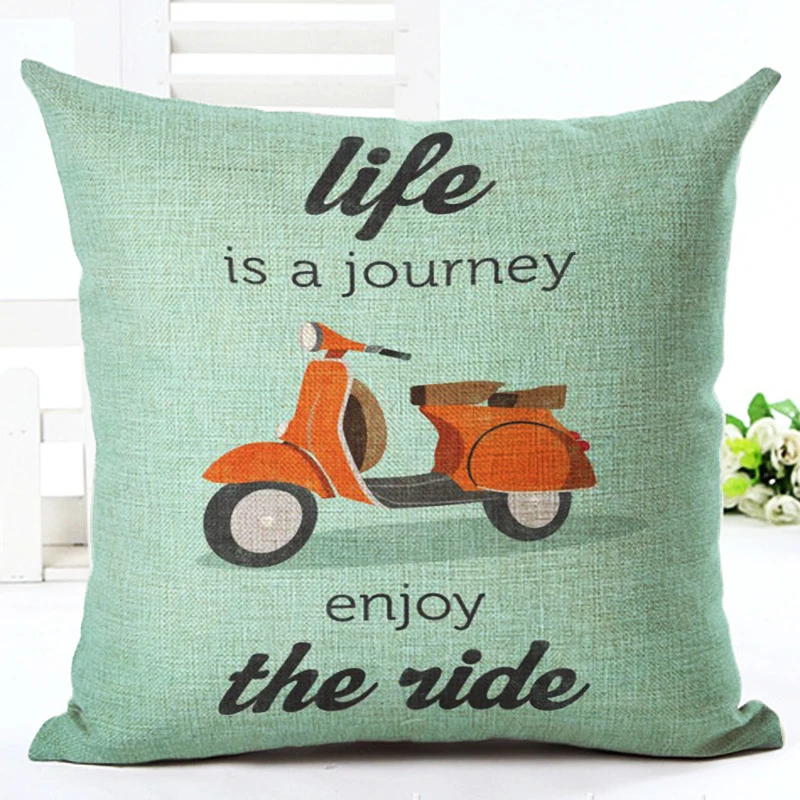 45x45 новый домашний Декор Наволочка модная для езды на велосипеде Домашний