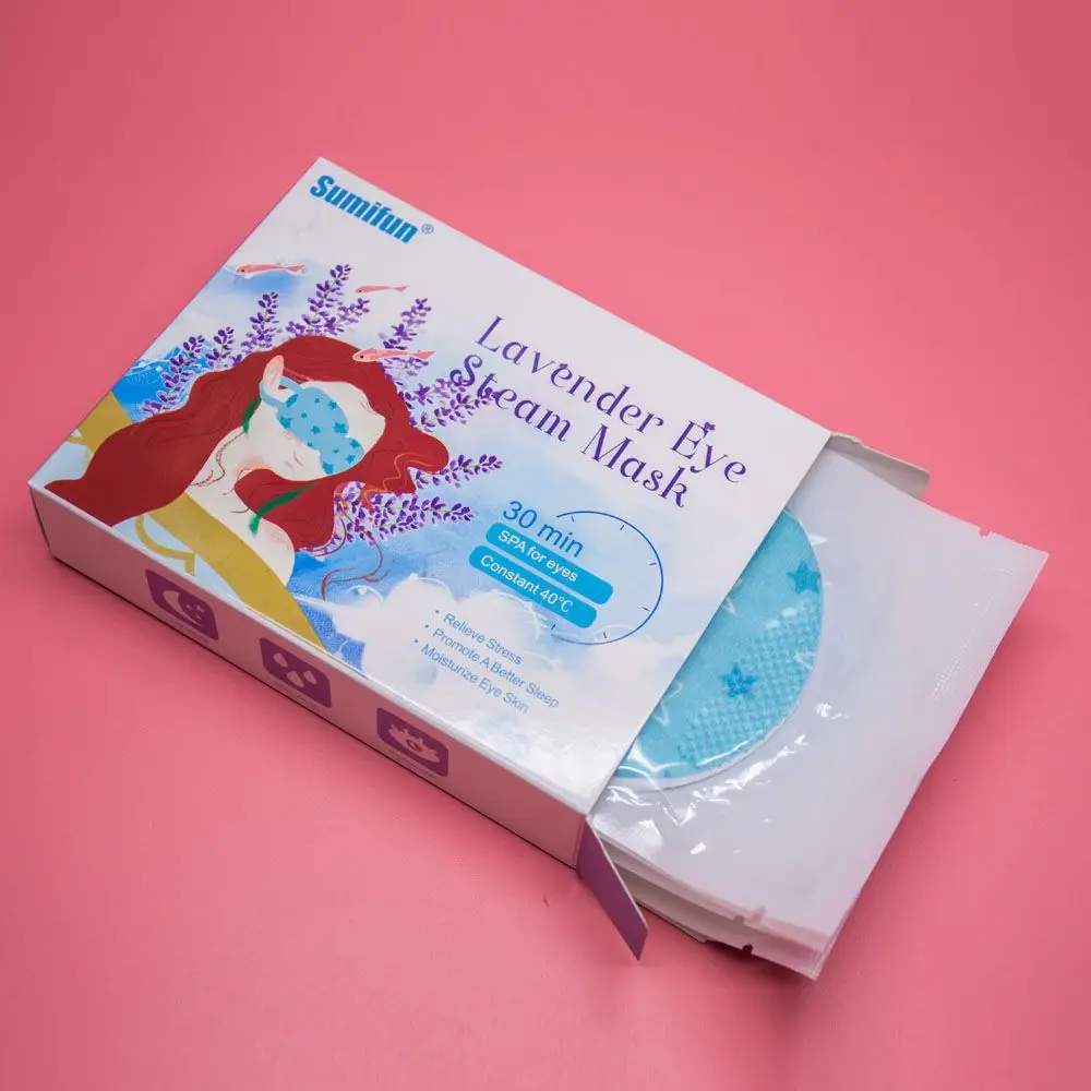 

5pcs/1box Eye Care Massager Steam Eye Mask Fragrance Warm Generating Eye Spa Moisturizing Dark Eyes Warmer Patch