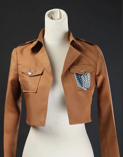 Женская кожаная куртка Леви Эрен для косплея атака на Титанов|jacket discount|jacket xxxljacket