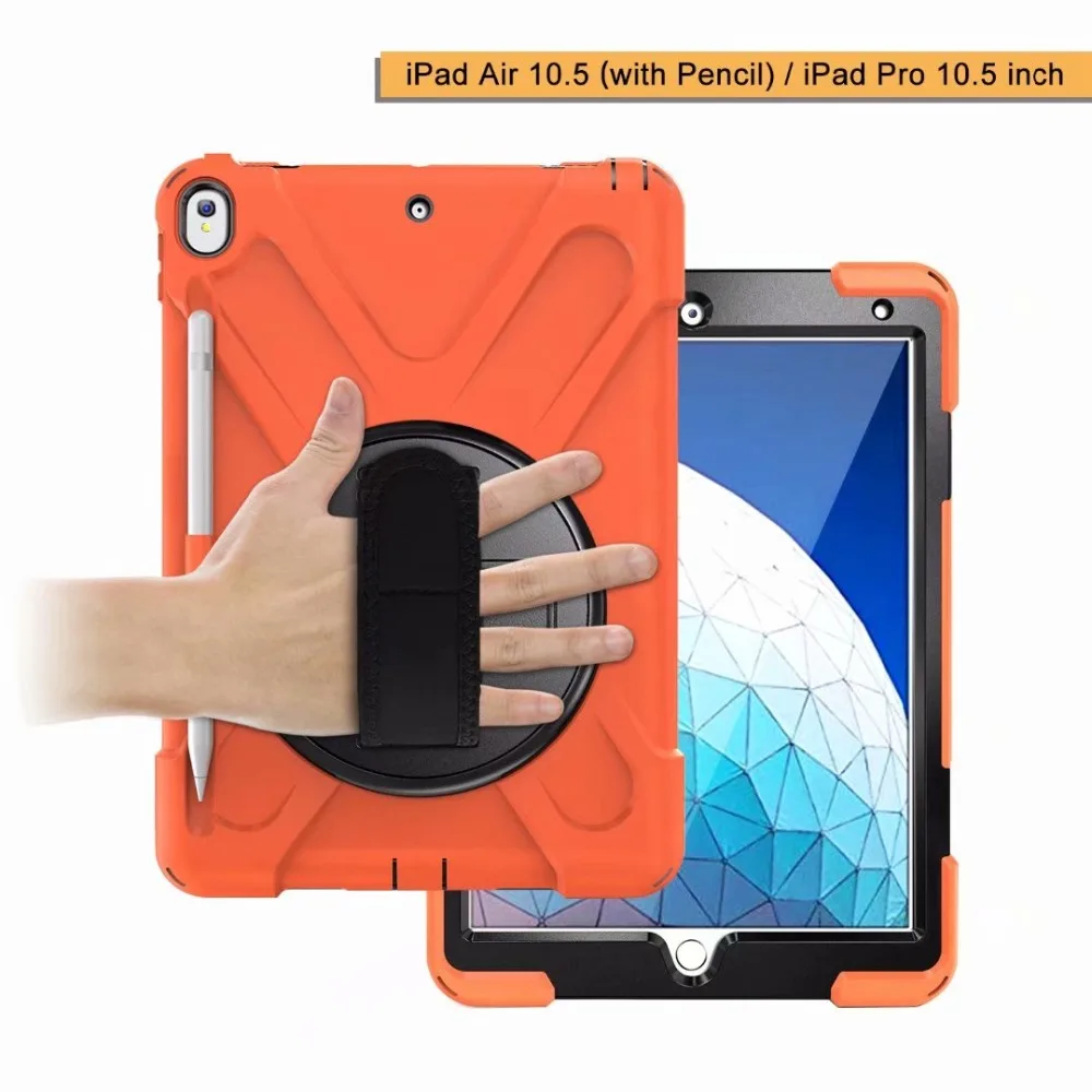 Чехол для планшета iPad Air 10 5 силиконовый защитный чехол на 360 градусов Apple Pro