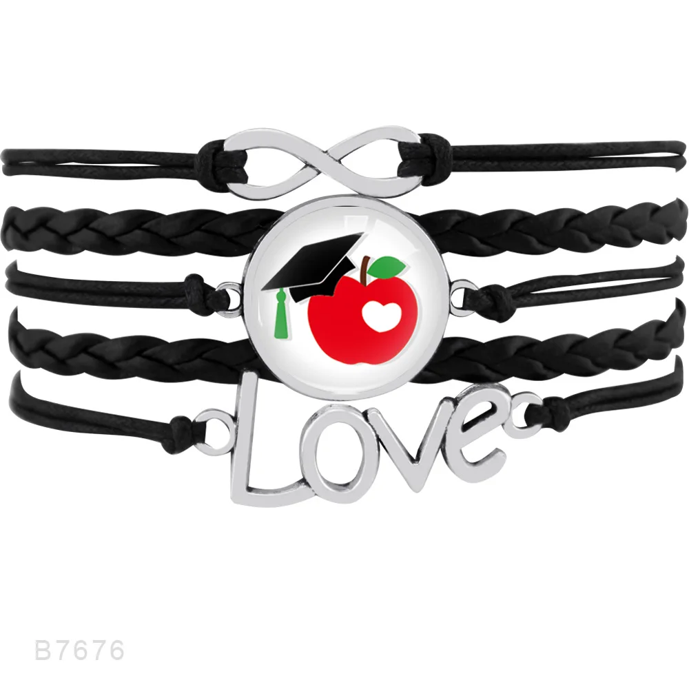 Браслет с надписью Love to Learning Science для женщин|infinity love|bracelets for womenfor bracelets |