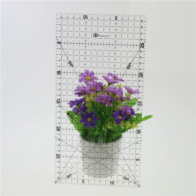 1 Pc 30 * 15 Cm Patchwork Ruler Quilting Tools High Grade Acrylic Material Transparent Scale School Supplie | Канцтовары для офиса