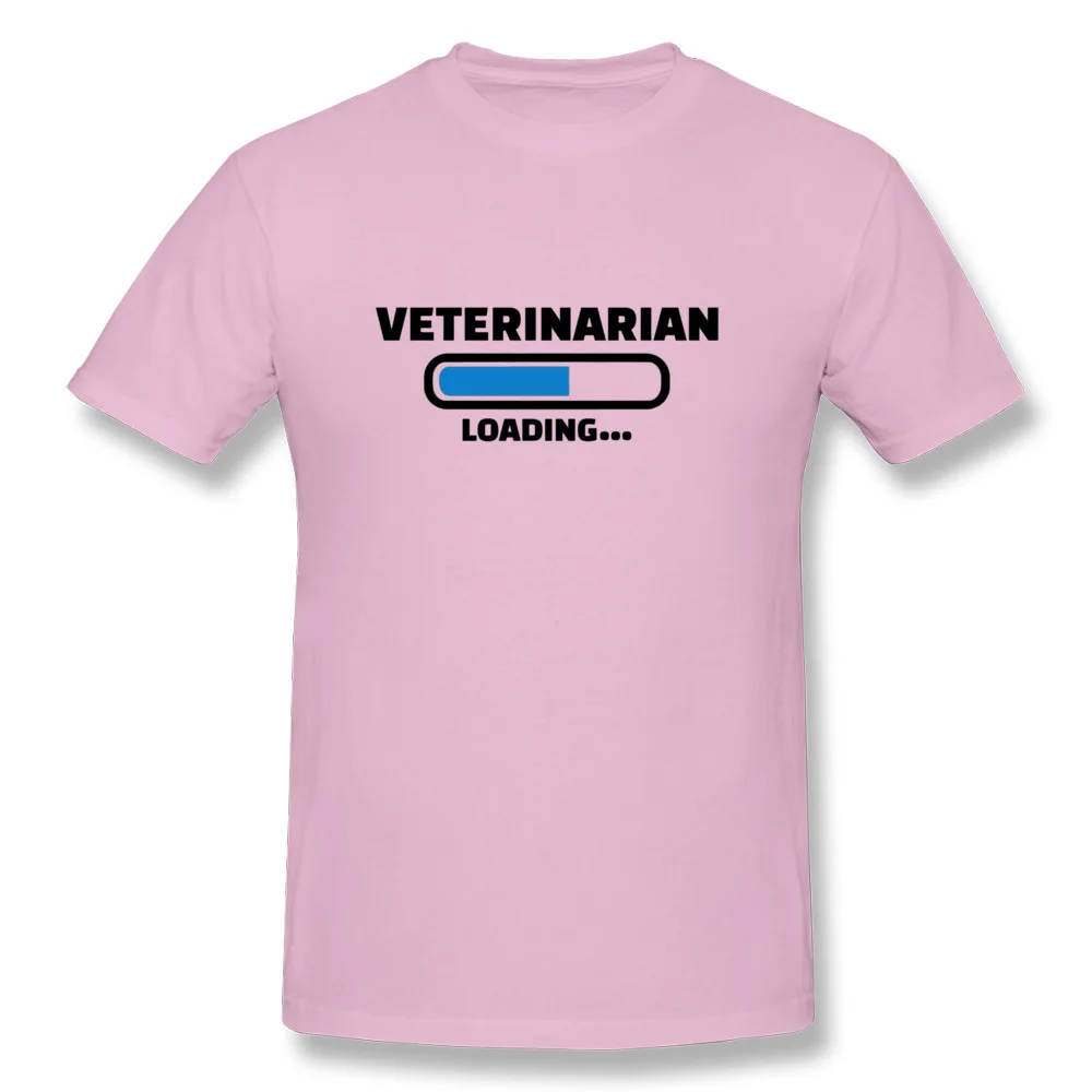 Veterinarian Loading белые лоскутные Футболки с буквенным принтом модные футболки унисекс