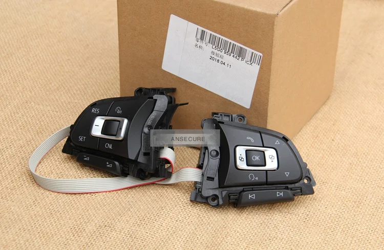 Многофункциональная кнопка на руль для Volkswagen VW Golf 7 MK7 E golf 5G0959442P|Переключатели и