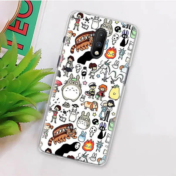 Totoro Унесенные призраками Ghibli Miyazaki чехол для телефона для Oneplus 7 7T Pro 6 5T 6T Твердый чехол для Oneplus 7 7T Pro Чехол - Цвет: 13