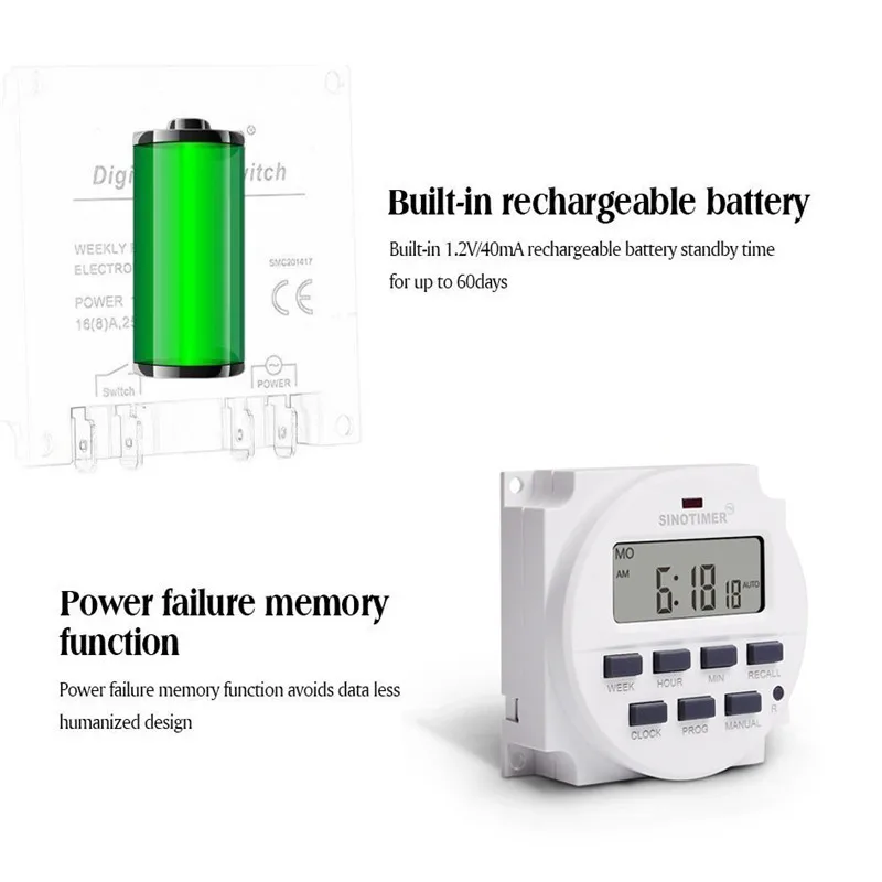 12 V-220 V автоматический lcd Цифровой Электрический таймер для садовой воды программируемый реле управления таймер полива система управления поливом