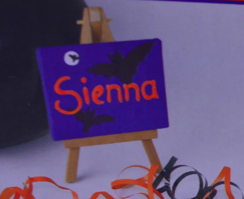 Столешница мольберт маленький миниатюрный Дисплей с холщовым деревом 15 см