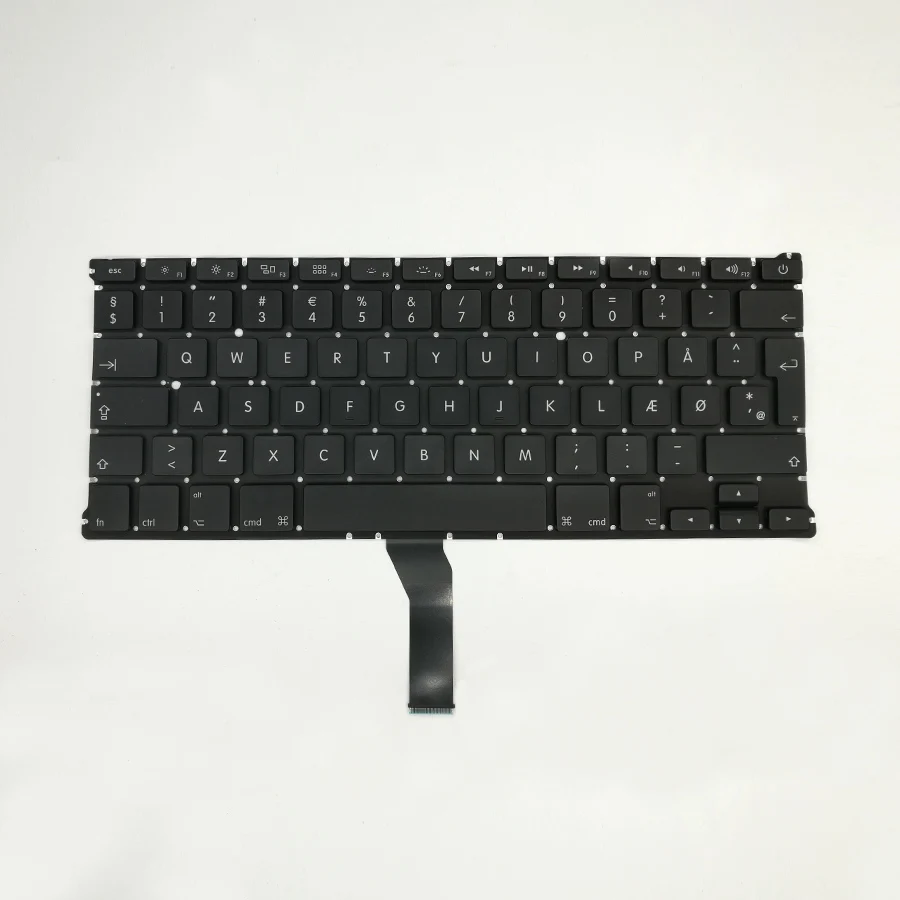 Новая Датская Клавиатура для ноутбука с подсветкой и винтом Macbook Air 13 &quotA1369 2011 A1466