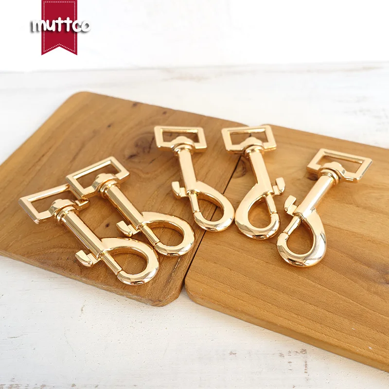 DIY поводок для собак розничная продажа экологичный Золотой металлический брелок