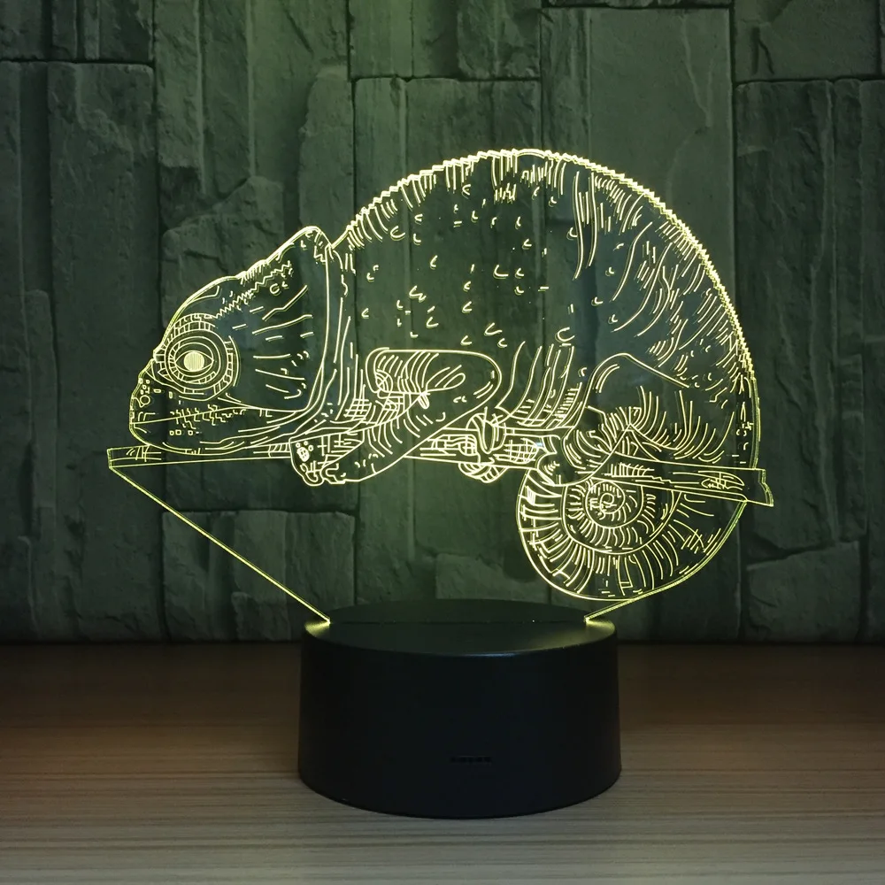 

Chameleon Shape Led table Lamp Novelty Baby Light For Room Decoration