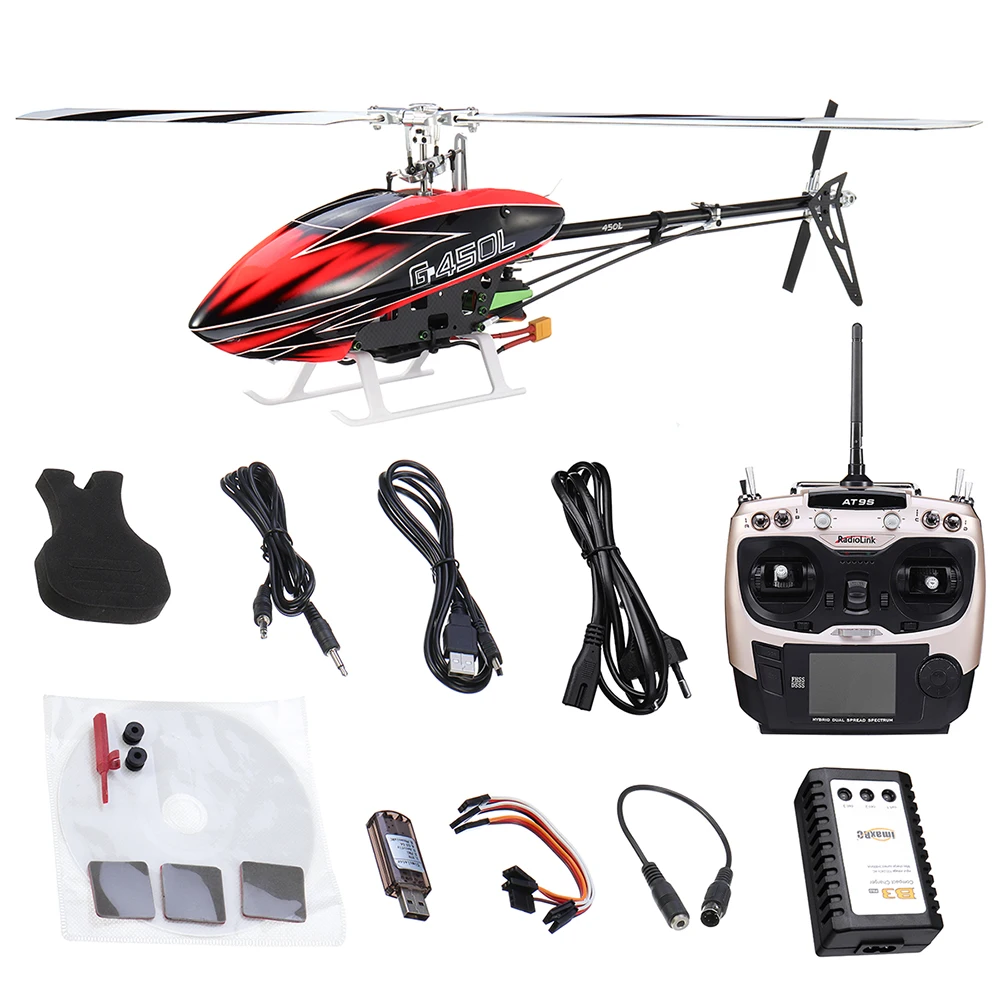 JCZK штурм 450L DFC 6CH 3D Flybarless RC вертолет с передатчиком RTF