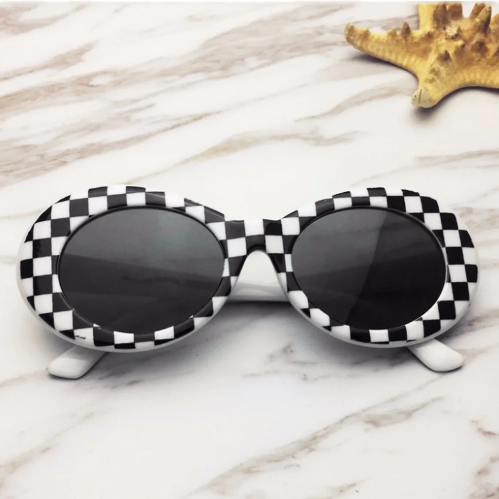 Новый Для женщин солнцезащитные очки Курт Кобейн круглые ППТЮ мужчин зеркало