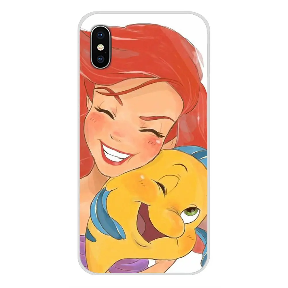 images 9 Аксессуары, чехлы для телефонов, чехол Ариэль Русалочка для Apple iPhone X XR XS MAX 4 4S 5 5S 5C SE 6 6S 7 8 Plus ipod touch 5 6 - Цвет: images 9