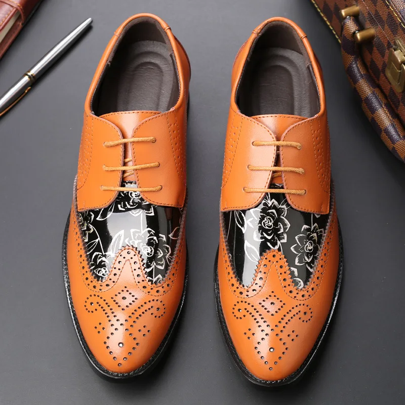 

Men Casual Shoes Leather Spring Autumn Breathable Flat Shoes for Men casual shoes lace up plus size 48