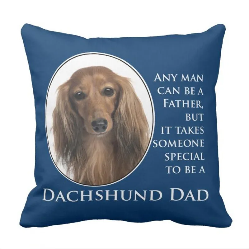 

Colourful Dachshunds Throw Pillow case