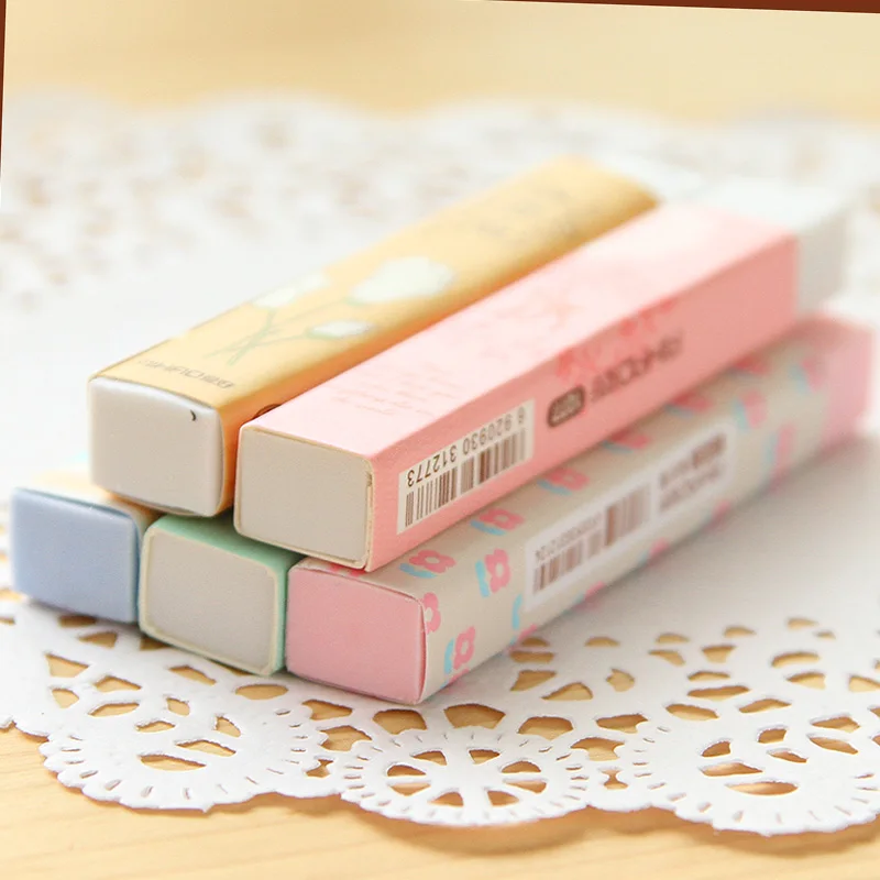 AIHAO цветные полоски ластик серии Fresh профессиональный графический 20 шт.|eraser