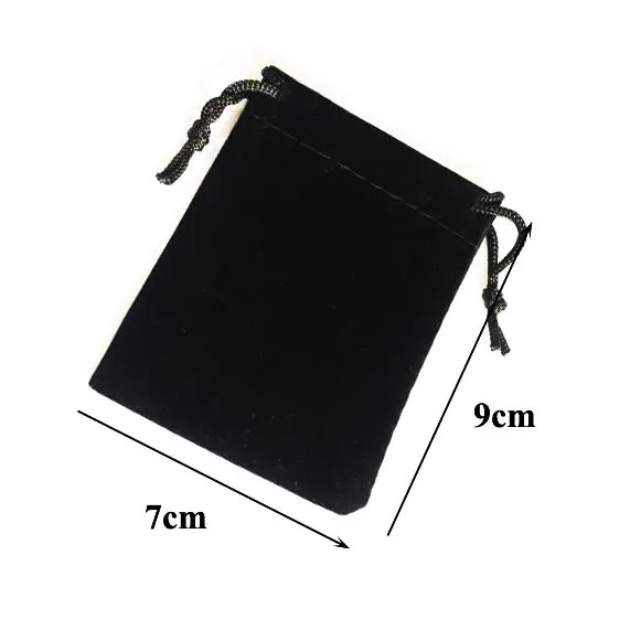 

Оптовая продажа 100 шт./лот 7x9 см шнурок черный/синий/красный/винно-красный бархат сумки ювелирные изделия Мешочки Ювелирные изделия упаковка...