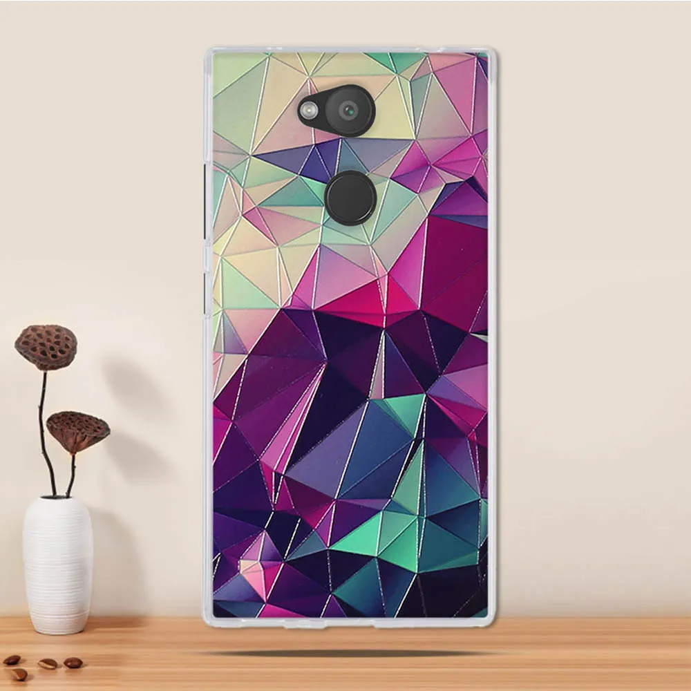 Чехол 5 дюйма для Sony Xperia L2 чехол Мягкий Силиконовый ТПУ 3D задняя крышка чехлы |