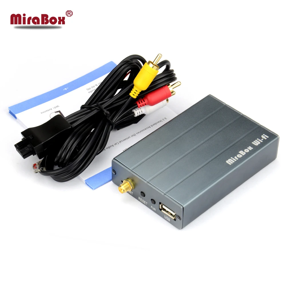 MiraBox автомобилей Wi Fi для iOS телефона Android Mirrorlink коробка Miracast Allshare бросить DLNA Airplay