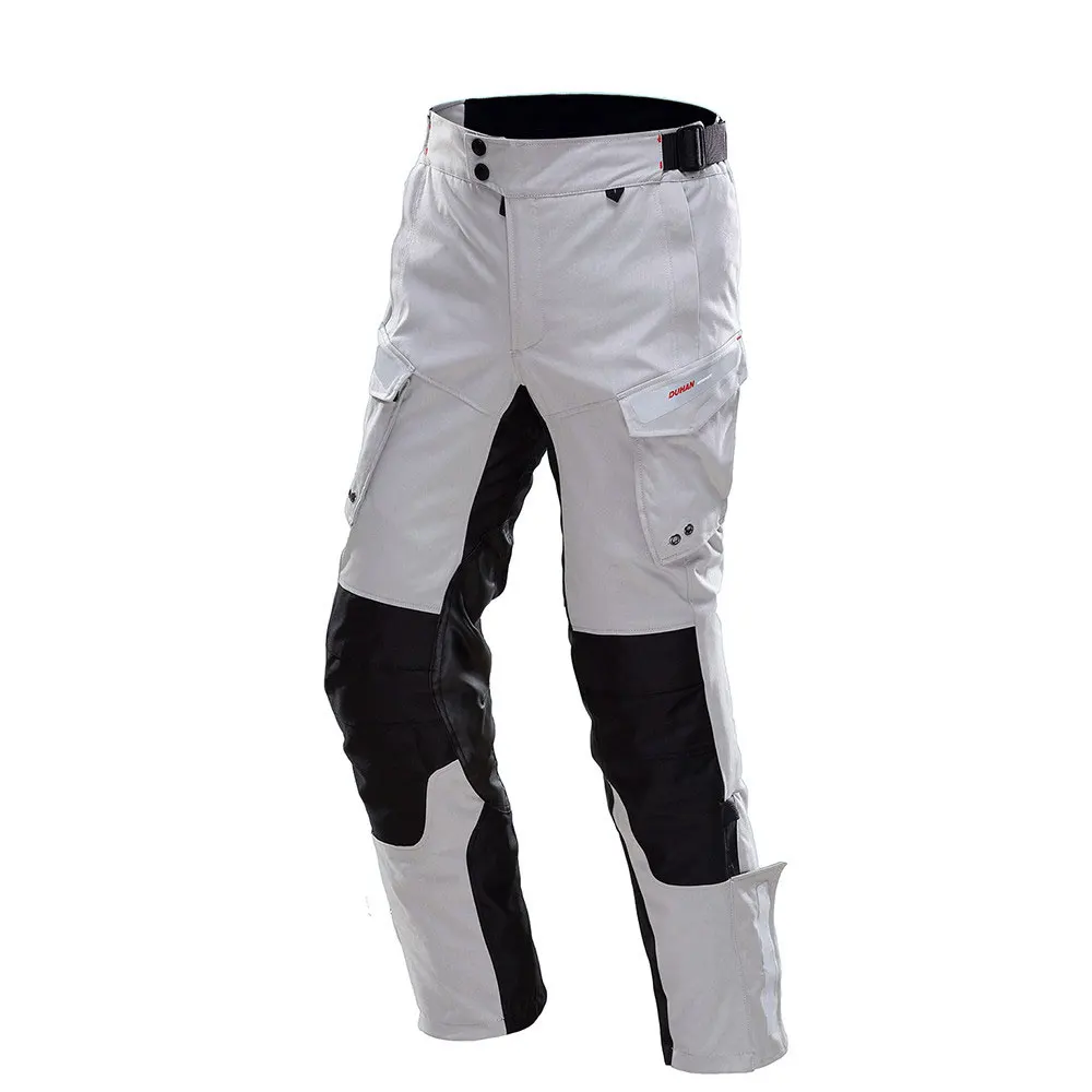 Gray Pants DUHAN, лето мотоциклетная куртка Для мужчин Chaqueta Moto дышащая обувь для верховой езды, клетчатая куртка из Ткани Светоотражающий, для мотокросса мотоциклетная куртка защиты - Цвет: Gray Pants