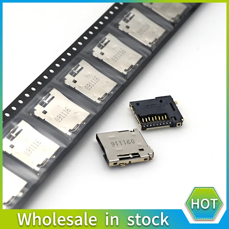 10 шт. 100% оригинальный новый Push Тип TransFlash TF Micro SD адаптер для гнезда карты