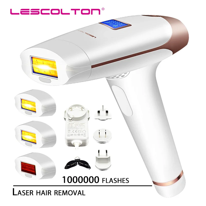 Lescolton T009i 4в1 IPL depiladora лазерная эпиляция ЖК-дисплей перманентное бикини тело подмышки лицо depilador
