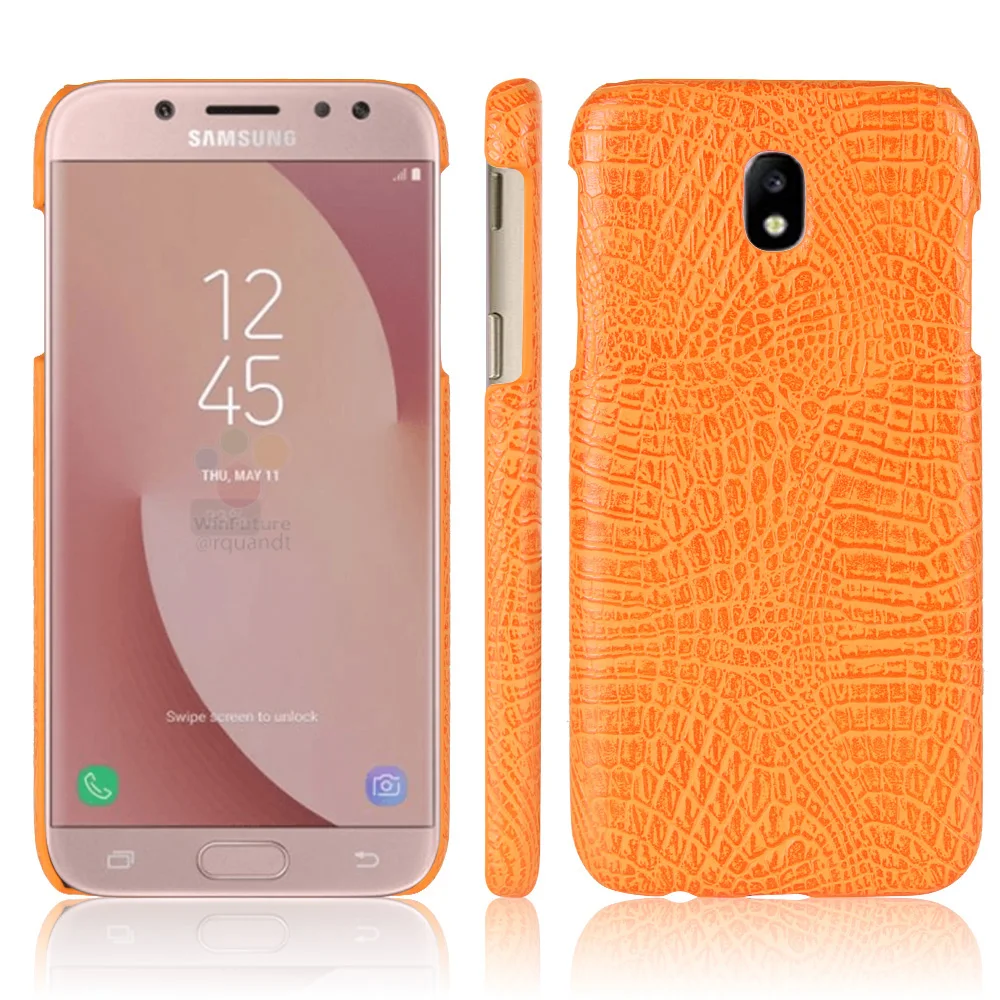 Чехол для Samsung Galaxy J7 2017 J730F SM-J730FM/DS ретро чехол из крокодиловой кожи (2017) телефона |