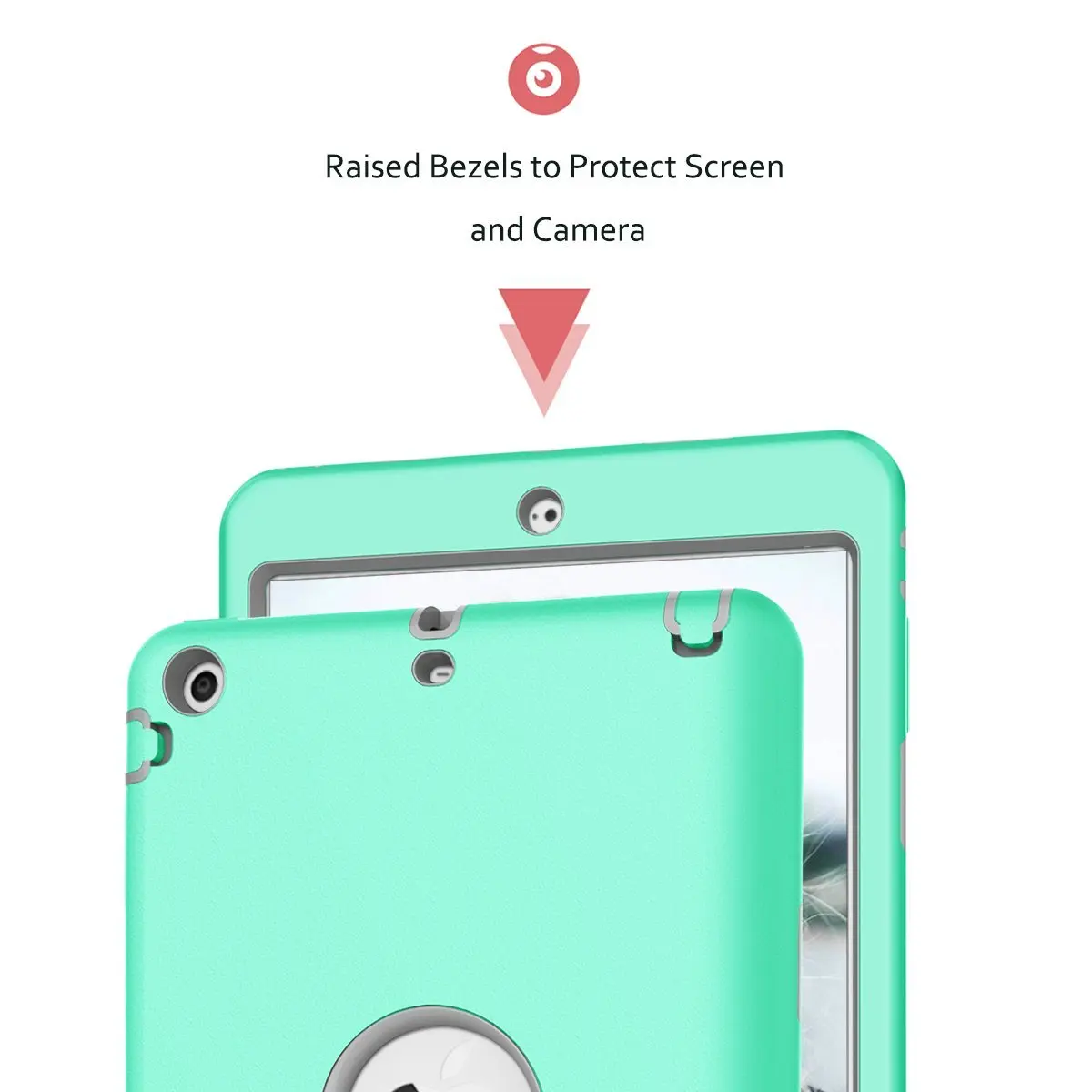 Для iPad mini 1/2/3 Retina детский безопасный противоударный сверхпрочный силиконовый