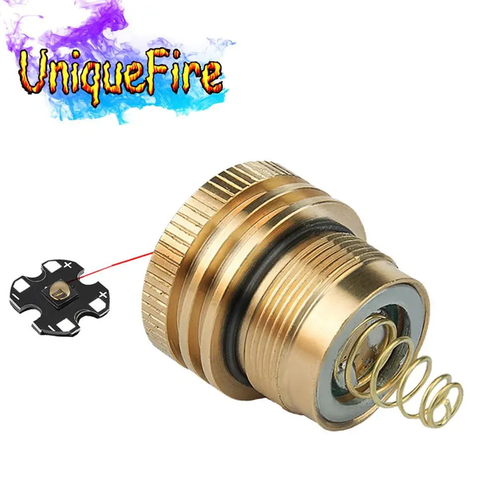 

UniqueFire 1508 IR нм светодиодный фонарик с зажимом в таблетках 3 режима держатель для лампы для дайвинга для фонарика диаметром 38/50/67/75 мм для ночно...
