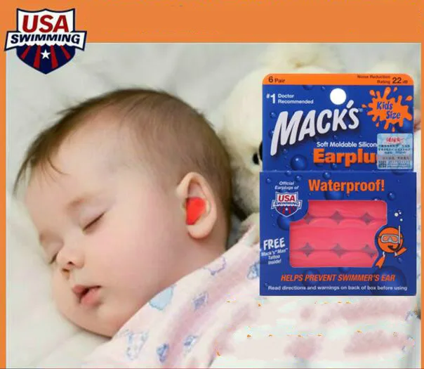 6 пар Детские Водонепроницаемые силиконовые беруши|ear earplug|earplugs kidsearplug waterproof |