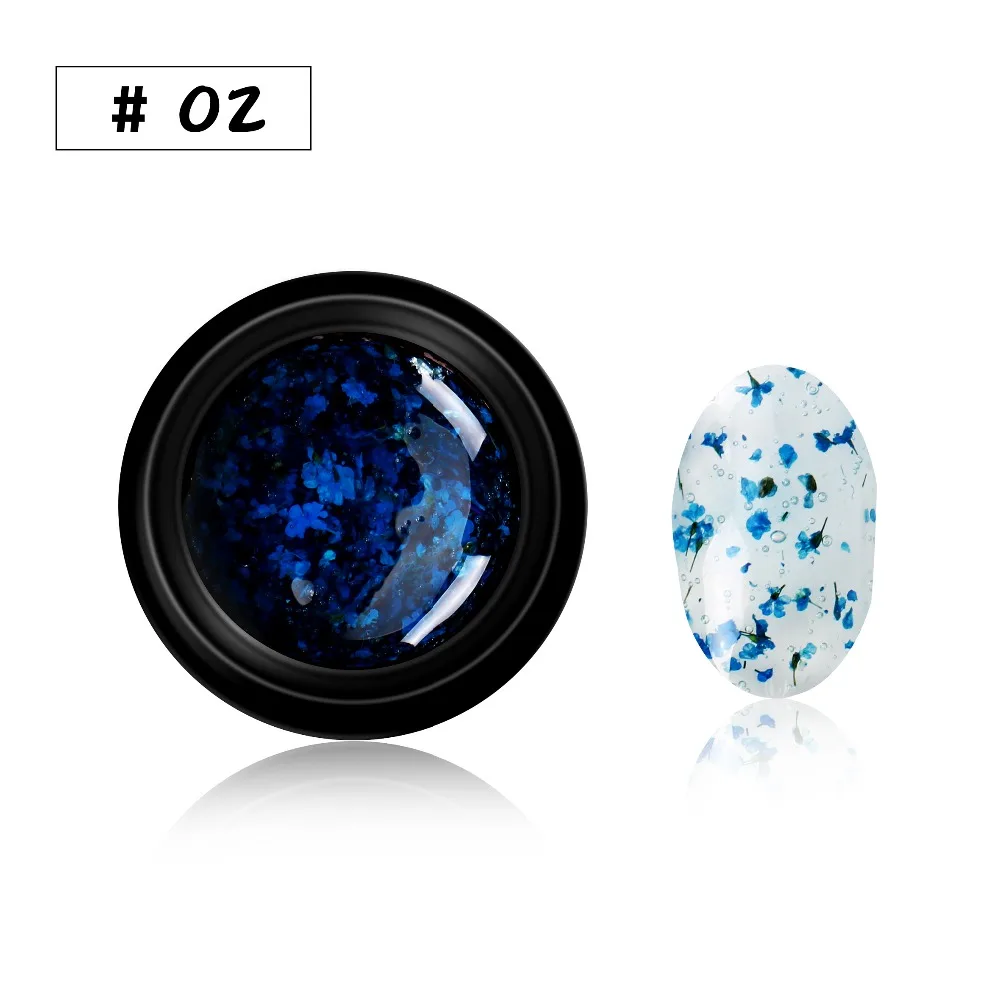 9 шт./лот цветочный УФ-гель с ногтями Основа щетки пальто и верхнее покрытие