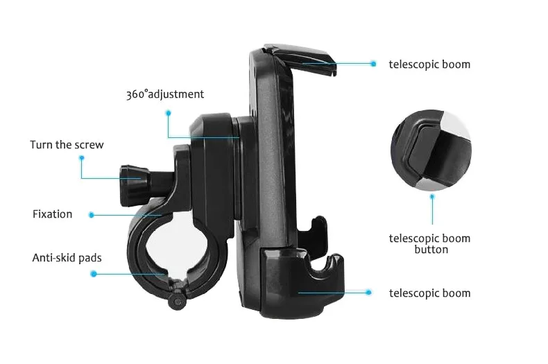 BuzzLee мотоциклетная велосипед мобильный телефон GPS подставка для руля держатель