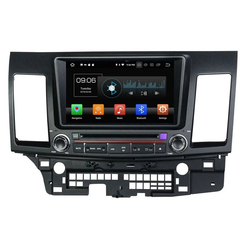 4 ГБ ОЗУ Android 8 0 Octa Core дюймов автомобильное радио DVD GPS для Mitsubishi Lancer 2006-2012 Audio Stereo